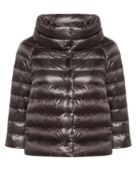 Herno Brown Sofia Short Down Jacket