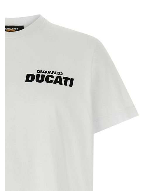 DSquared² White X Ducati for men