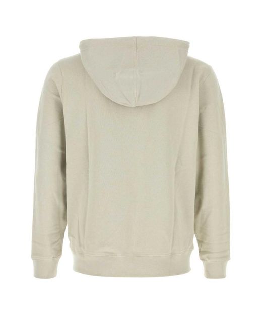 Boss White Logo Hoodie for men