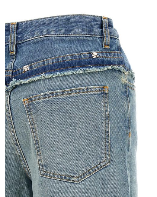 Givenchy Blue Baggy Jeans