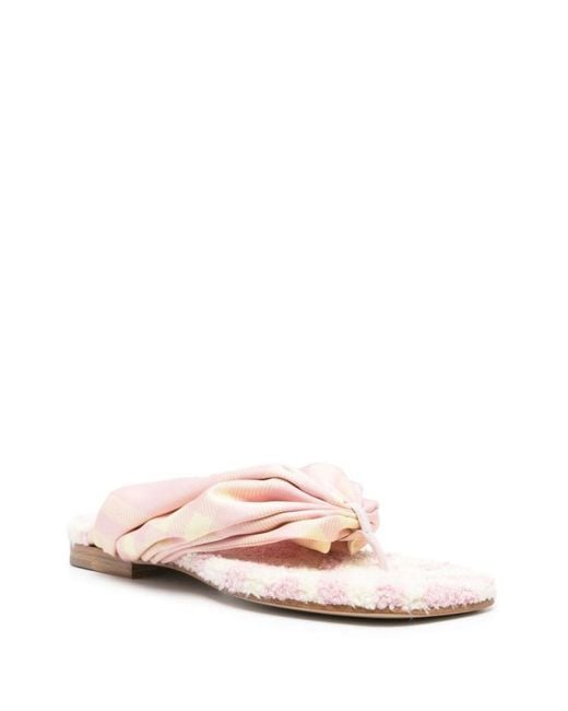 Burberry Pink Flip Flops