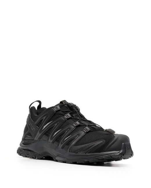Salomon Black Lace Up Sneaker for men