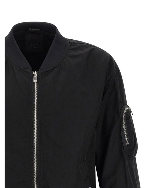 Tatras Black Solid Nylon Jacket for men
