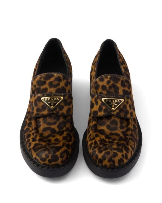 Prada Brown 50Mm Chocolate Loafers