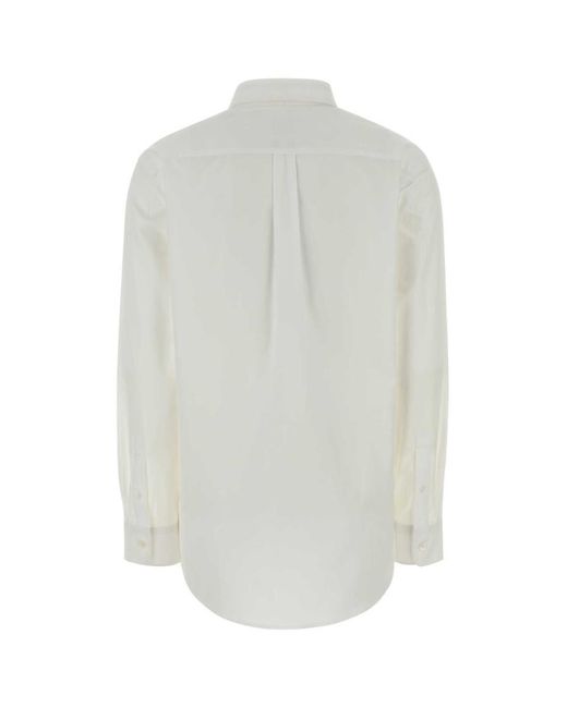 A.P.C. White Regular Solid Shirt
