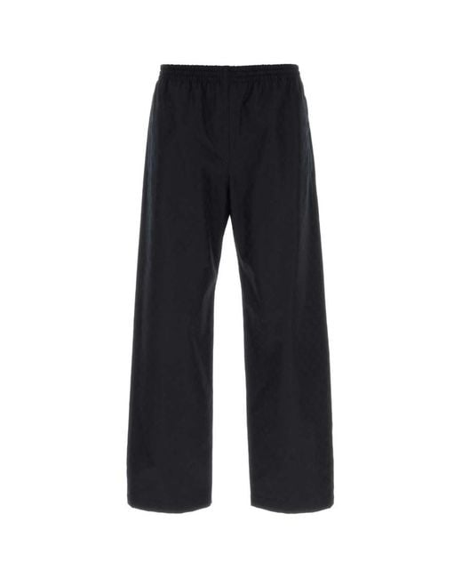 Gucci Black Nylon Solid Pyjama for men