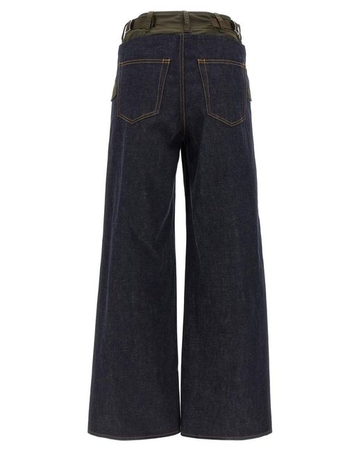 Sacai Blue Denim Jeans