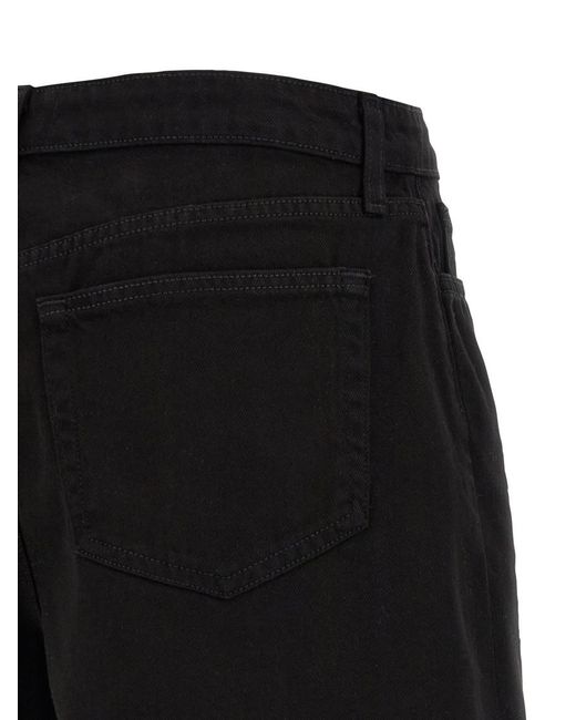 L'Agence Black Solid Short