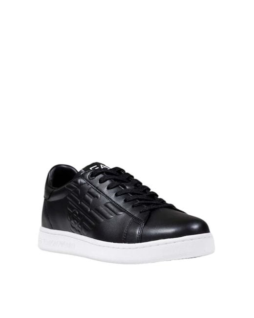 EA7 Blue Logo Sneakers for men