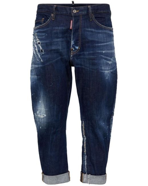 DSquared² Blue Cotton Denim for men