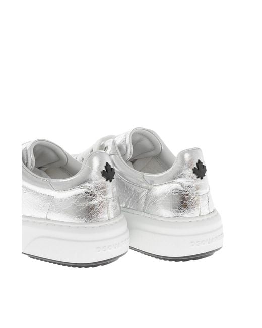 DSquared² White Logo Sneakers