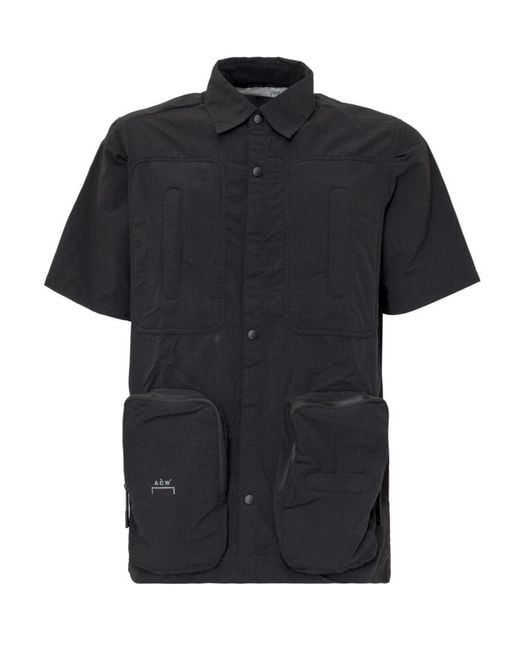 A_COLD_WALL* Black Regular Solid Shirt for men