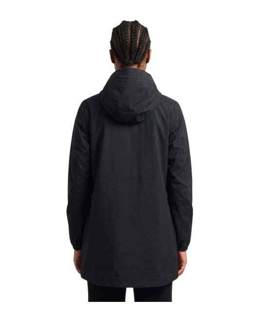K-Way Black Solid Hood Jacket