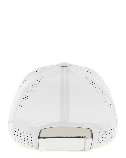Brunello Cucinelli White Logo Baseball Hat for men