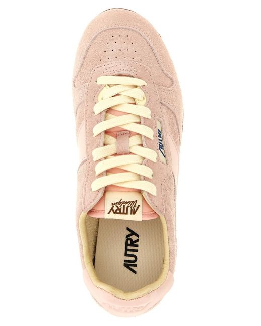 Autry Pink Windspin' Sneakers