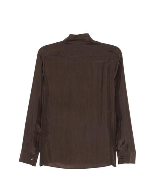 Xacus Brown Regular Solid Shirt