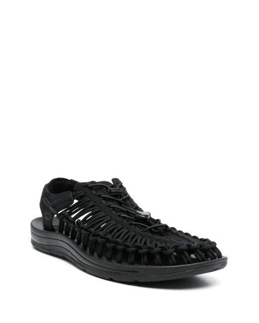 Keen Black Round Toe Sandals for men