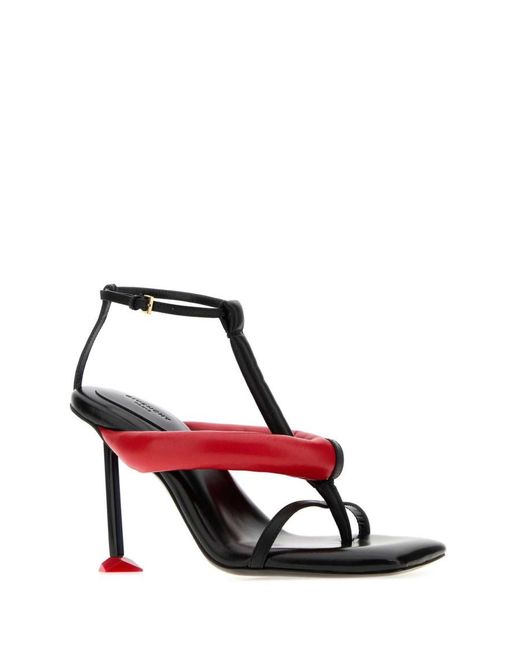 Givenchy Red Square Toe Heels