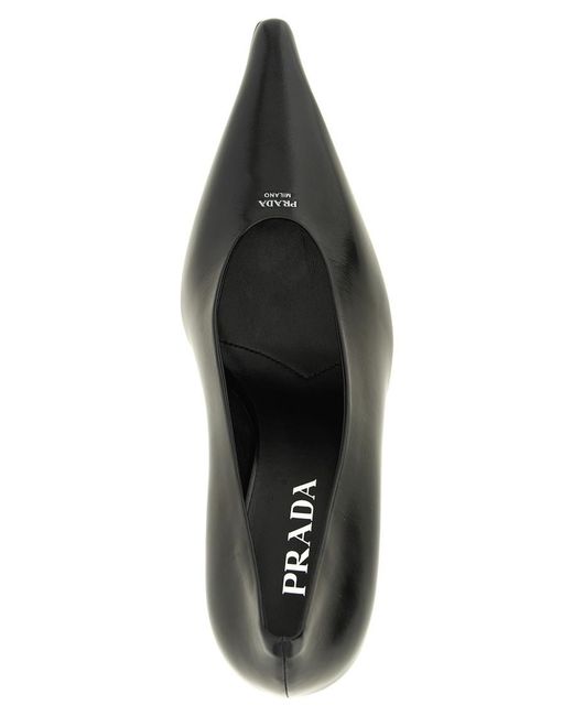 Prada Black Logo Pumps