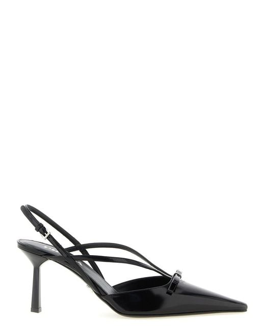 Prada Black Logo Pumps