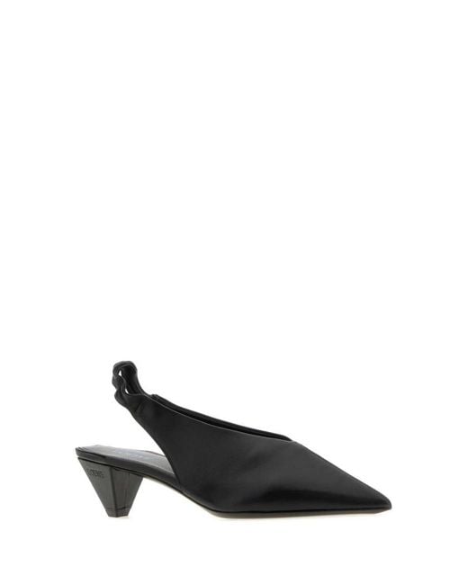 Loewe Black Pointed-Toe Pumps