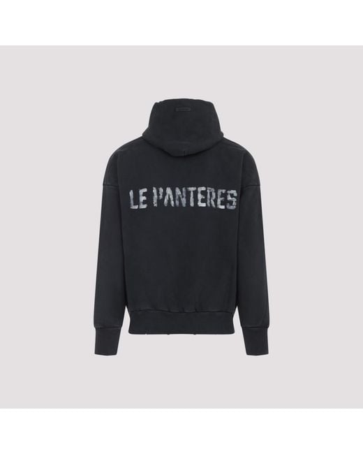 Fear Of God Blue Logo Hoodie for men