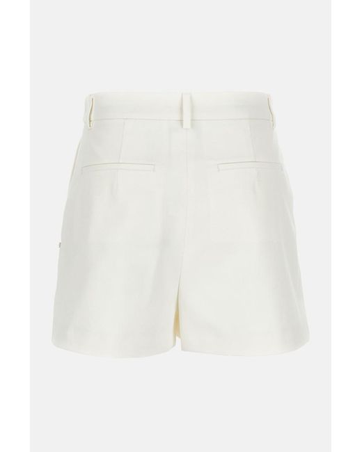 Sportmax White Cotton Shorts