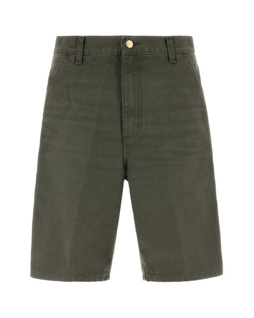 Carhartt Green Solid Shorts for men