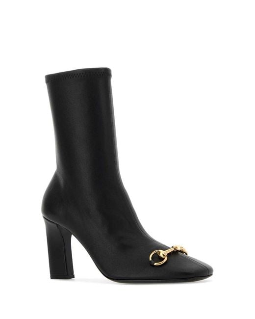 Gucci Black Solid Signora Boots