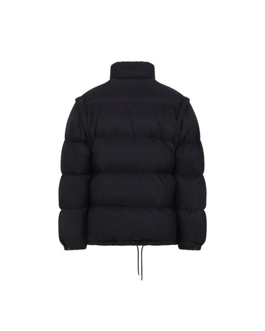 Prada Black Mock Collar Jacket for men