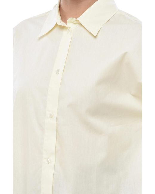 Cruna White Oversized Solid Shirt