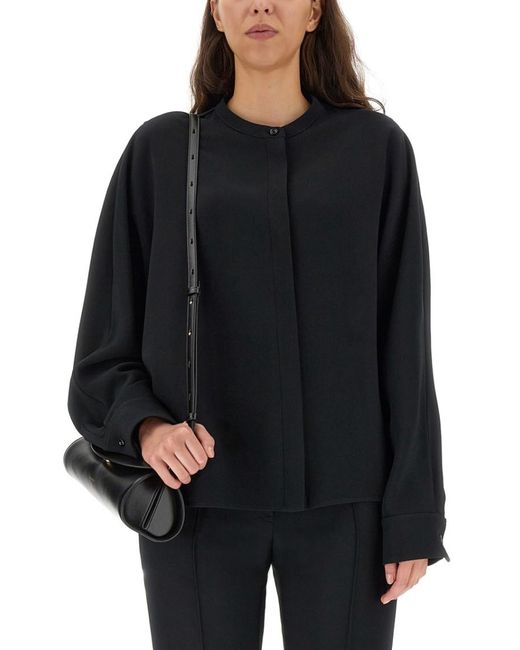 Jil Sander Black Regular Solid Shirt