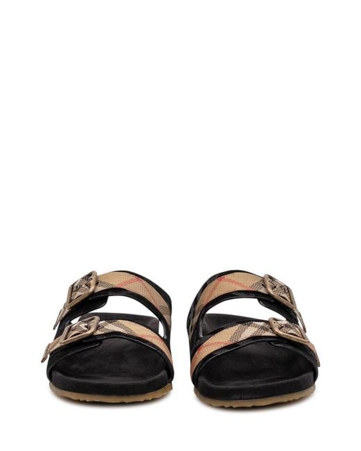Burberry Black Sliders for men