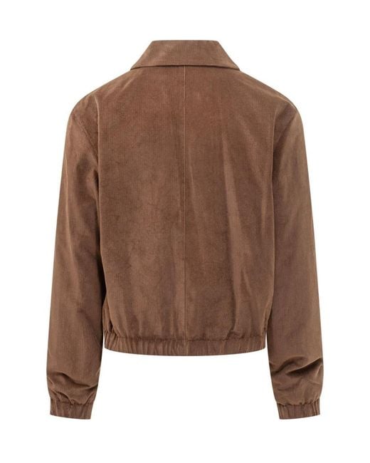 AMI Brown Shirt Collar Jacket for men