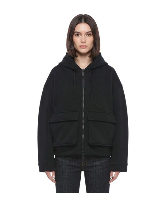 DSquared² Black Solid Hood Sweatshirt
