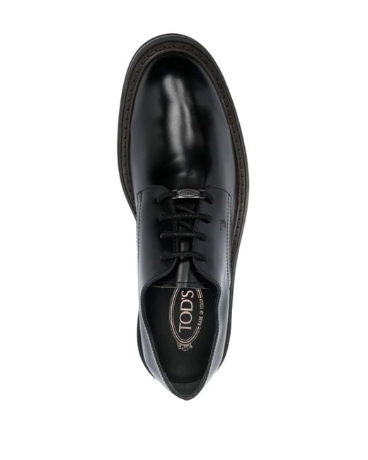 Tod's Black Derby for men