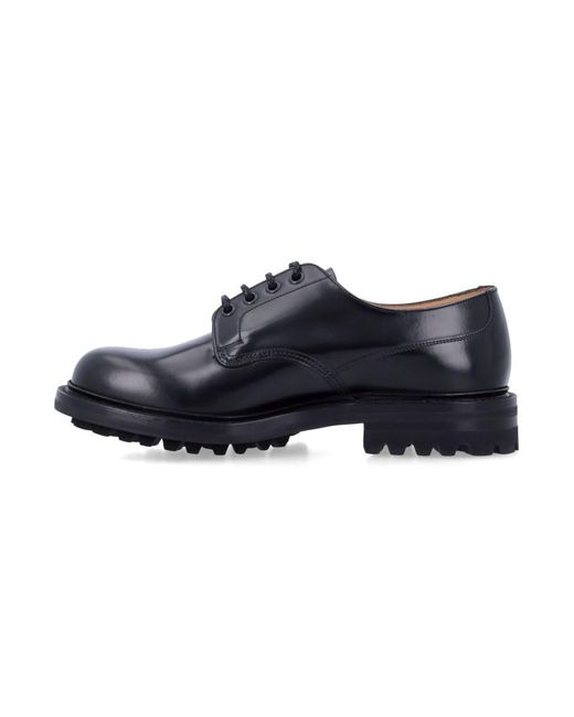 Church's Blue Mc Neil Lace-Up Derby Shoes for men