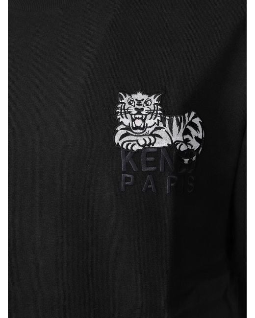 KENZO Black Cotton T-Shirt for men