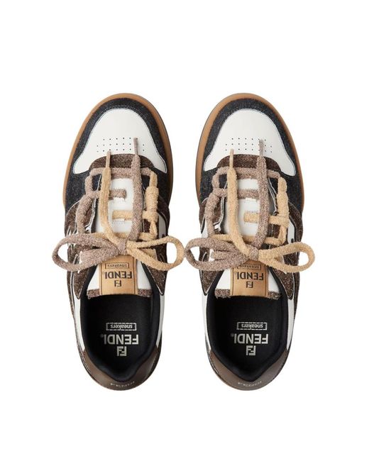 Fendi Brown Sneaker Match Trainers for men