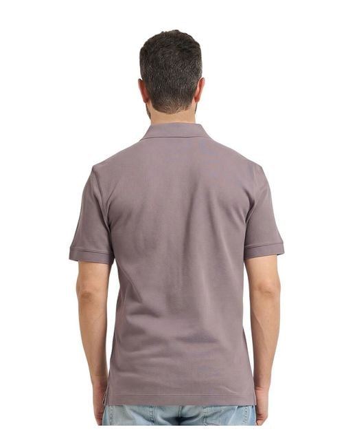 Boss Purple Logo Polos for men