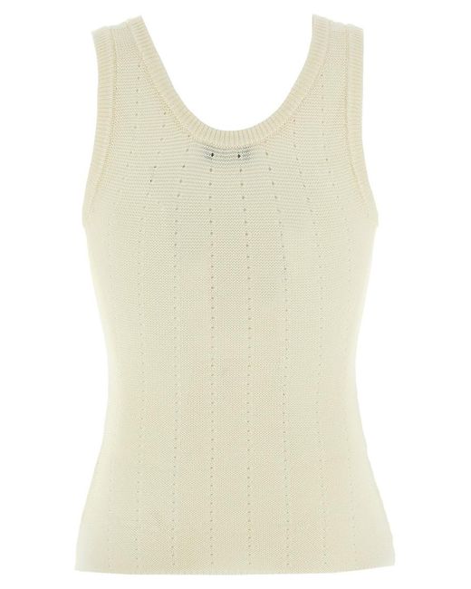 Etro Natural Punched Top