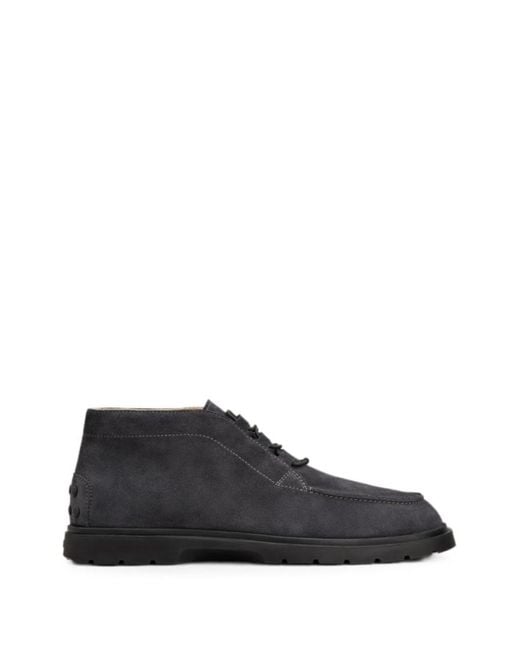 Tod's Black Suede Boots for men