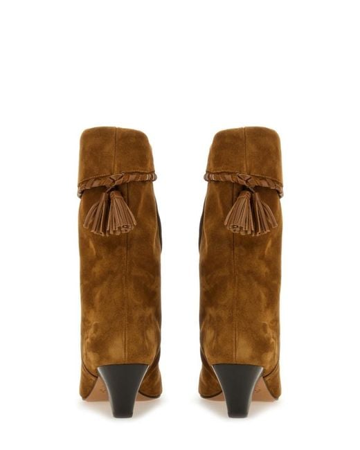 Isabel Marant Brown Solid Dalby Boots