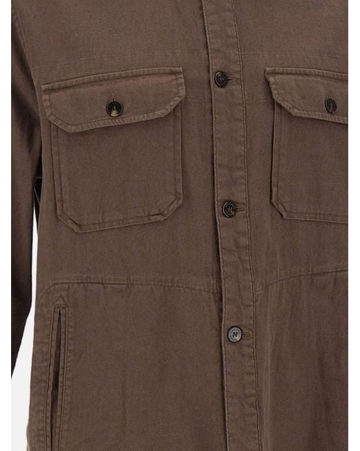 Woolrich Brown Regular Overshirt for men