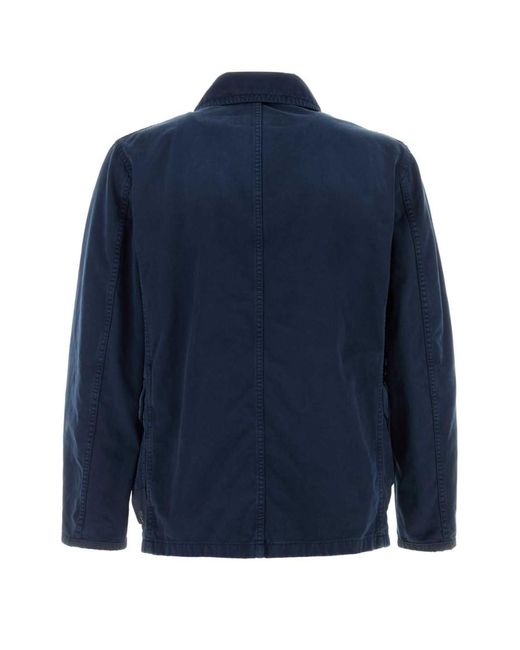 Fay Blue Twill Jacket for men