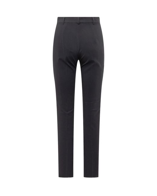 Max Mara Blue Slim Flat Front Pants