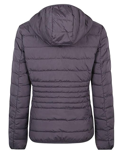 EA7 Blue Logo Short Down Jacket