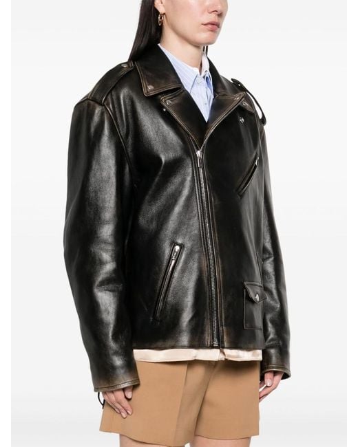 Miu Miu Black Leather Jacket