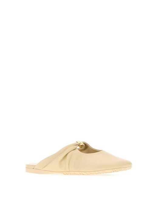 Loewe Yellow Solid Pebble Soft Mule