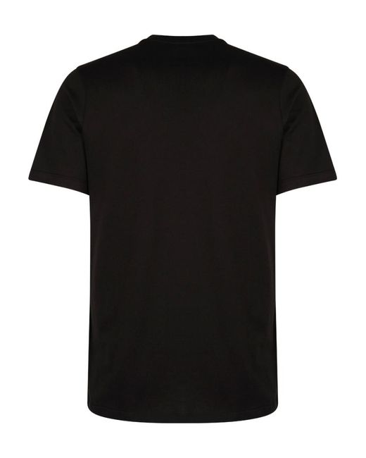Paul & Shark Black Crewneck Printed T-Shirt for men
